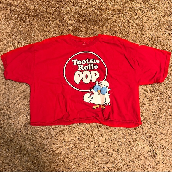 Tootsie Roll Tops - Tootsie Roll Pop CropTop Tee